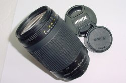 Nikon 70-300mm F/4-5.6 G Auto and manual Focus Zoom Lens in Black