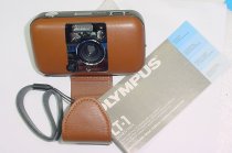 Olympus LT-1 AF 35mm Film Point & Shoot Camera 35/3.5 Lens - Brown