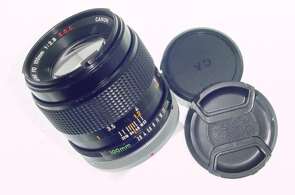 Canon 100mm F/2.8 FD Portrait Manual Focus Lens