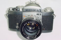 Miranda RE-II 35mm Film SLR Manual Camera with 50mm f/1.4 EC Lens
