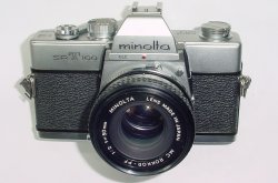 minolta SRT100 35mm Film Manual Camera with Minolta ROKKOR - PF 50mm F/2 MC Lens