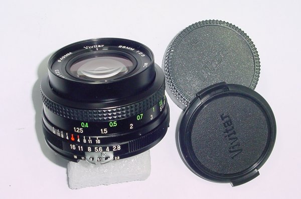 VIVITAR 28mm F/2.8 MC Wide Angle Manual Focus Lens For Nikon AIs Mount