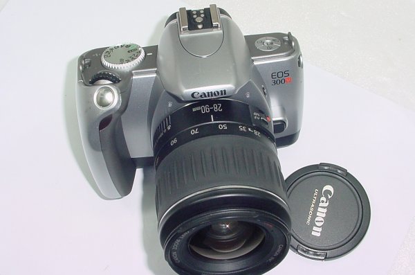 Canon EOS 300V 35mm Film SLR Camera + Canon EF 28-90mm F/4-5.6 II USM Zoom Lens