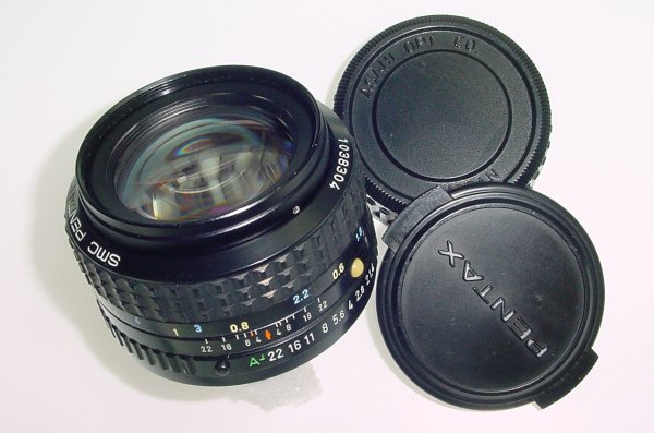 Pentax 50mm F/1.4 Pentax-A SMC Manual Focus Standard PK Mount Lens