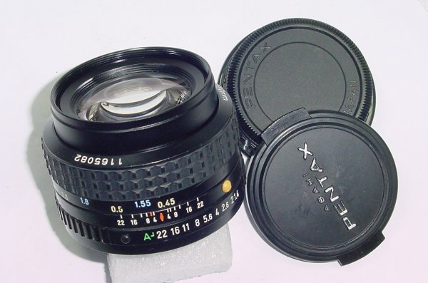 Pentax 50mm F/1.4 Pentax-A SMC Manual Focus Standard PK Mount Lens