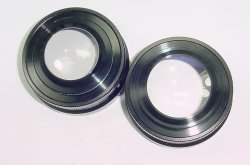 YASHICA ELECTRO 35 YASHIKOR AUX. WIDE ANGLE F4 + AUX. TELEPHOTO F4 LENSES KIT