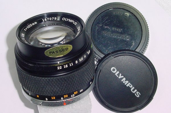 Olympus 100mm F/2.8 AUTO-T E.Zuiko OM-System Manual Focus Portrait Lens