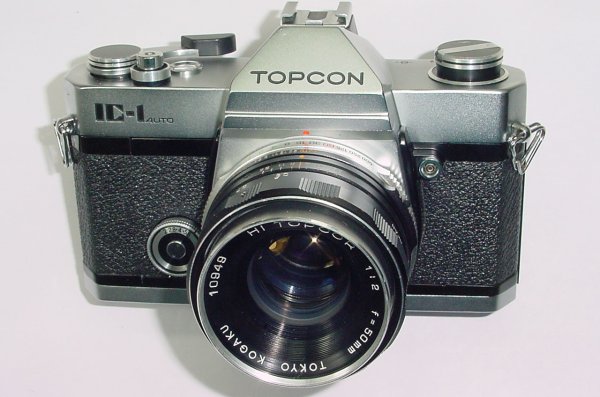 Topcon IC-I Auto 35mm Film SLR Manual Camera with Topcor 50mm f/2 Lens