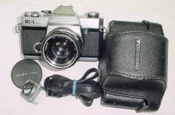 Topcon IC-I Auto 35mm Film SLR Manual Camera with Topcor 50mm f/2 Lens