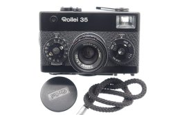 Rollei 35 35mm Film Manual Camera with Tessar 40mm F/3.5 Lens - Black