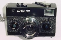Rollei 35 35mm Film Manual Camera with Tessar 40mm F/3.5 Lens - Black
