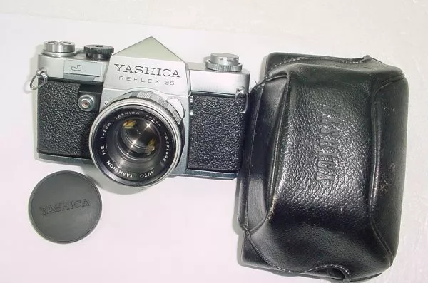 Yashica J Reflex 35 Manual 35mm Film Camera with Yashinon cm f/2