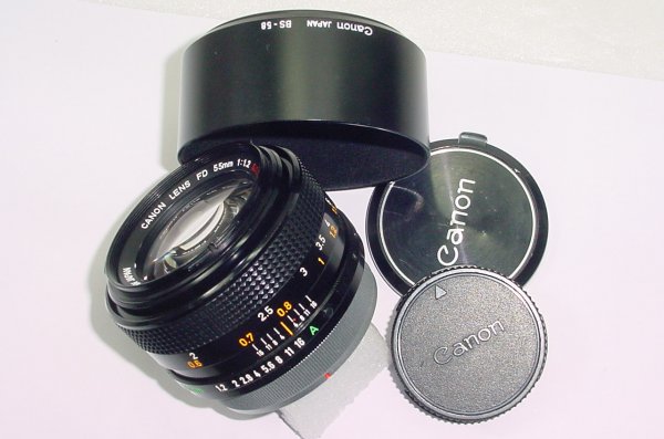 Canon 55mm f/1.2 S.S.C. FD Manual Focus Standard Lens