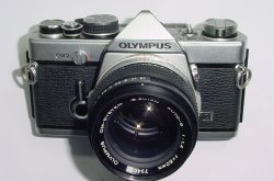 Olympus OM-2N MD 35mm Film SLR Manual Camera with 50mm F/1.8 Zuiko Lens
