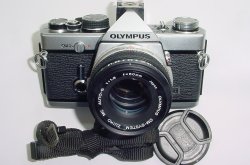 Olympus OM-2N MD 35mm Film SLR Manual Camera with 50mm F/1.8 Zuiko Lens