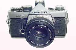 Olympus OM-2N MD 35mm Film SLR Manual Camera with 50mm F/1.8 Zuiko Lens