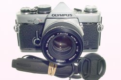 Olympus OM-2N MD 35mm Film SLR Manual Camera with 50mm F/1.8 Zuiko Lens