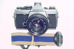 Olympus OM-2N MD 35mm Film SLR Manual Camera with 50mm F/1.8 Zuiko Lens