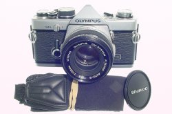 Olympus OM-2N MD 35mm Film SLR Manual Camera with 50mm F/1.8 Zuiko Lens