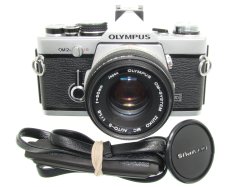Olympus OM-2N MD 35mm Film SLR Manual Camera with 50mm F/1.8 Zuiko Lens