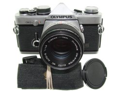 Olympus OM-2N MD 35mm Film SLR Manual Camera with 50mm F/1.8 Zuiko Lens