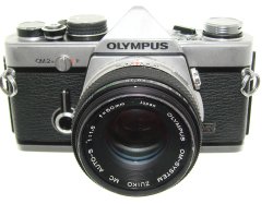 Olympus OM-2N MD 35mm Film SLR Manual Camera with 50mm F/1.8 Zuiko Lens