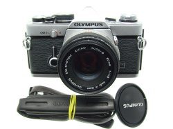 Olympus OM-2N MD 35mm Film SLR Manual Camera with 50mm F/1.8 Zuiko Lens
