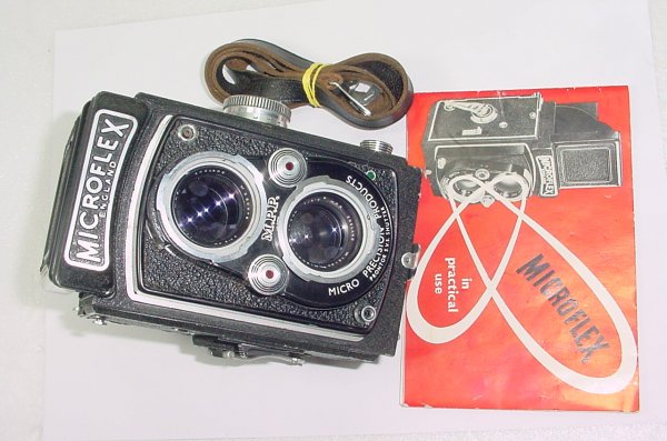 M.P.P Microflex England 120mm Film TLR Manual Camera Micronar 77.5mm f/3.5 Lens